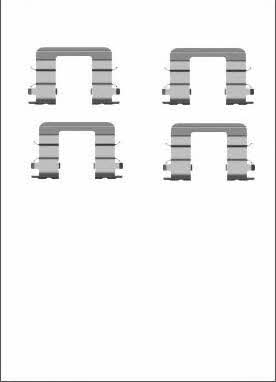 Motorquip LVMK1103 Mounting kit brake pads LVMK1103