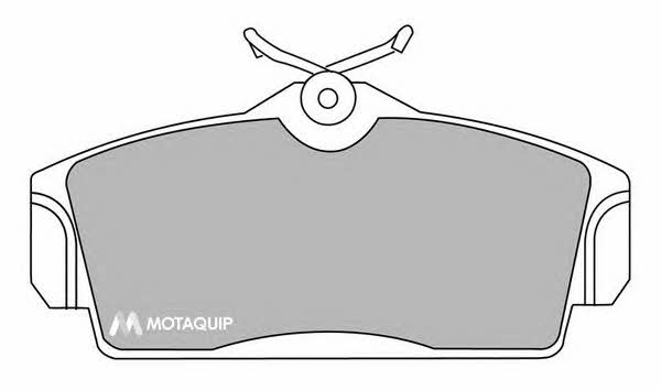 Motorquip LVXL339 Brake Pad Set, disc brake LVXL339