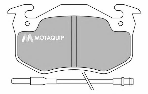 Motorquip LVXL370 Brake Pad Set, disc brake LVXL370