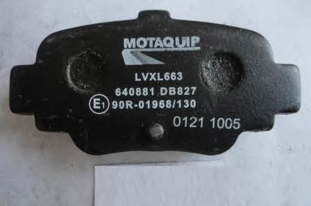 Motorquip LVXL663 Brake Pad Set, disc brake LVXL663