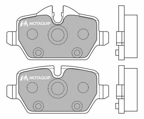 Motorquip LVXL1278 Brake Pad Set, disc brake LVXL1278