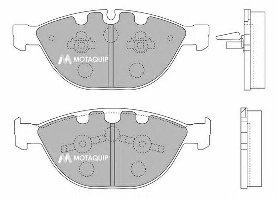 Motorquip LVXL1265 Brake Pad Set, disc brake LVXL1265