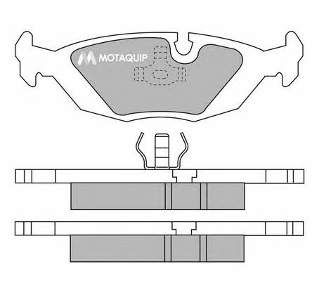 Motorquip LVXL433 Brake Pad Set, disc brake LVXL433