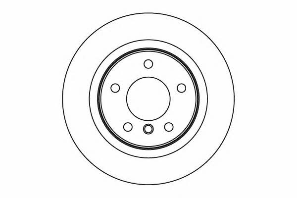 Motorquip LVBD1175Z Rear brake disc, non-ventilated LVBD1175Z