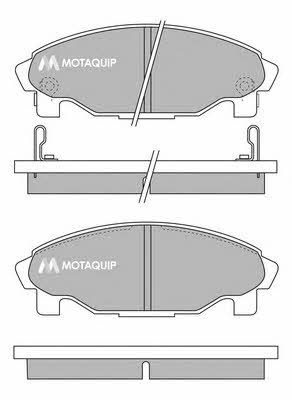 Motorquip LVXL201 Brake Pad Set, disc brake LVXL201