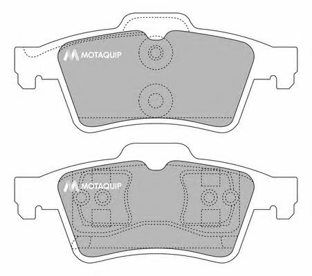 Motorquip LVXL1118 Brake Pad Set, disc brake LVXL1118