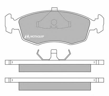 Motorquip LVXL519 Brake Pad Set, disc brake LVXL519