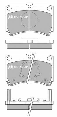 Motorquip LVXL383 Brake Pad Set, disc brake LVXL383