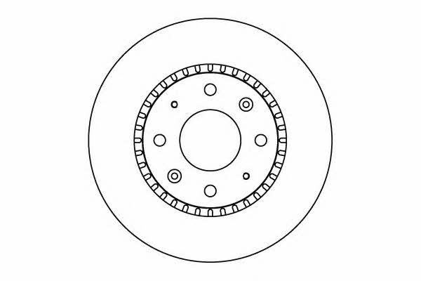 Motorquip LVBD1049Z Front brake disc ventilated LVBD1049Z