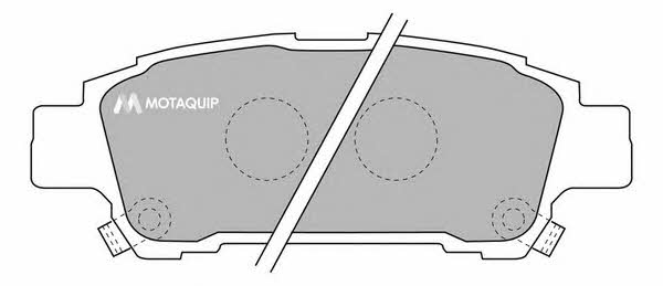 Motorquip LVXL1107 Brake Pad Set, disc brake LVXL1107