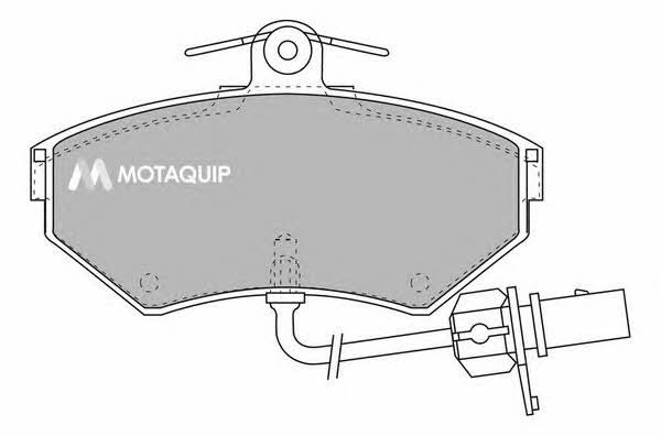 Motorquip LVXL1016 Brake Pad Set, disc brake LVXL1016