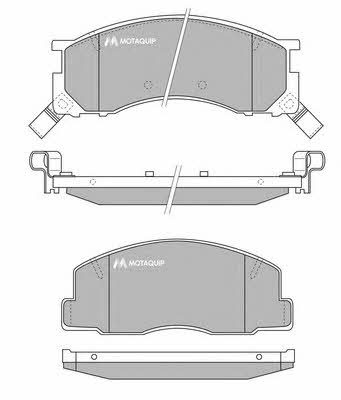 Motorquip LVXL737 Brake Pad Set, disc brake LVXL737