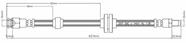 Motorquip VBH1015 Brake Hose VBH1015