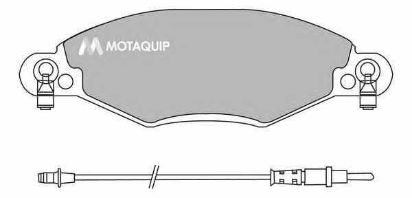 Motorquip LVXL991 Brake Pad Set, disc brake LVXL991