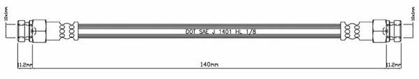 Motorquip VBH884 Brake Hose VBH884