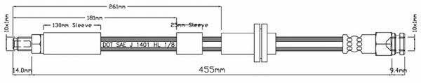 Motorquip VBJ552 Brake Hose VBJ552