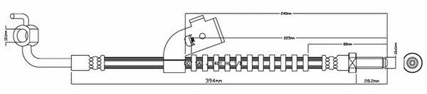 Motorquip VBH973 Brake Hose VBH973