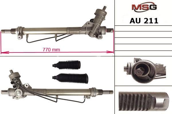 Rack and pinion Audi: AU211 MSG Power Steering