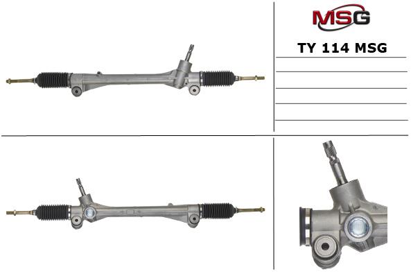 TY114 MSG Steering rack without power steering