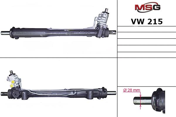Steering rack Audi Q7: VW215 MSG Power Steering