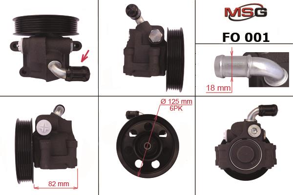 MSG FO001 Hydraulic Pump, steering system FO001