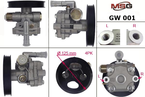 MSG GW001 Hydraulic Pump, steering system GW001