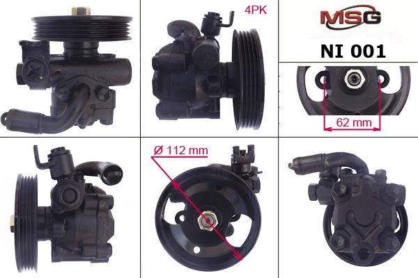 MSG NI001 Hydraulic Pump, steering system NI001