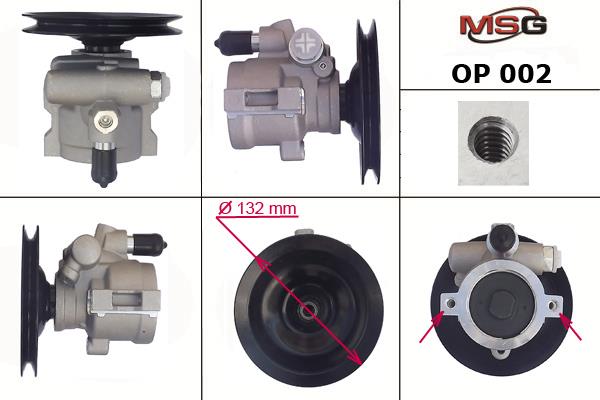 MSG OP002 Hydraulic Pump, steering system OP002