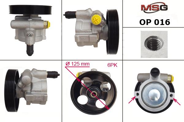 MSG OP016 Hydraulic Pump, steering system OP016