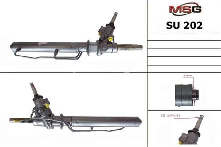 Steering gears and mechanisms Subaru: SU202 MSG Steering Gear