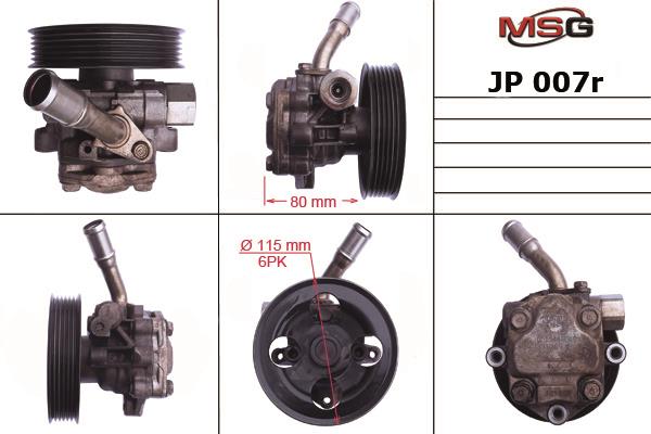 MSG JP007R-ARCH Hydraulic Pump, steering system JP007RARCH