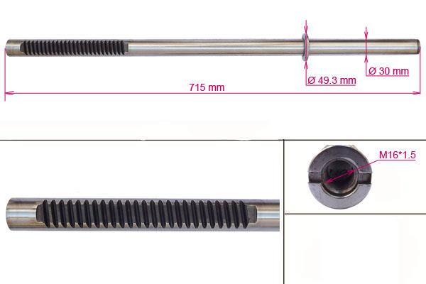 MSG SS202RC-ARCH Steering rack rod SS202RCARCH
