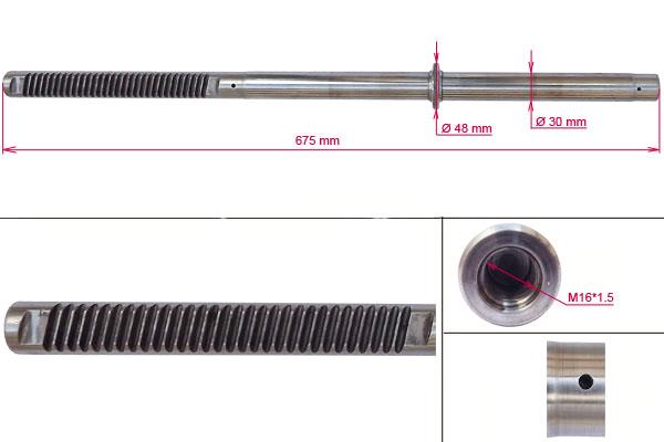MSG FO221RC-ARCH Steering rack rod FO221RCARCH