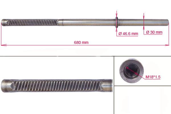 MSG BW226RC-ARCH Steering rack rod BW226RCARCH