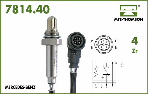 MTE-Thomson 7814.40.027 Lambda sensor 781440027