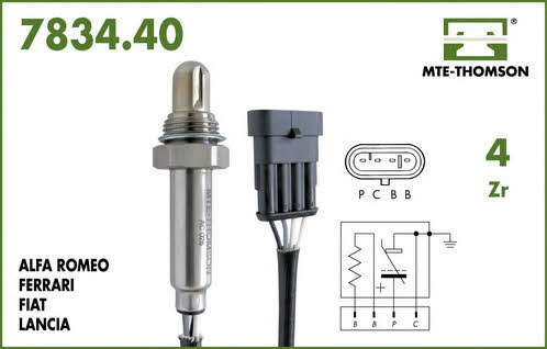 MTE-Thomson 7834.40.120 Lambda sensor 783440120