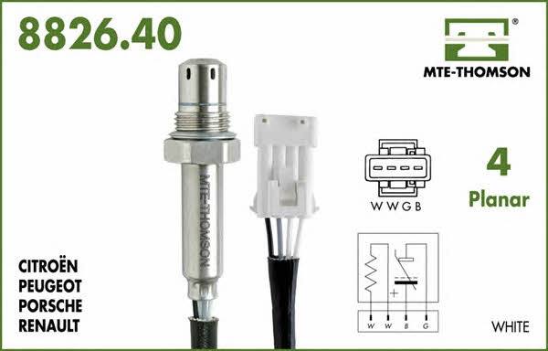 MTE-Thomson 8826.40.125 Lambda sensor 882640125