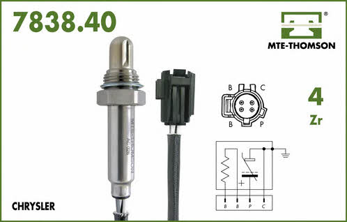 MTE-Thomson 7838.40.027 Lambda sensor 783840027