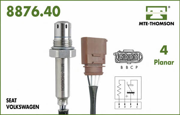 MTE-Thomson 8876.40.152 Lambda sensor 887640152