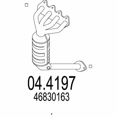 Mts 04.4197 Catalytic Converter 044197