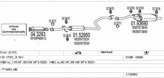 C120062002681 Mts Exhaust system