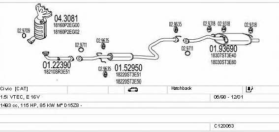 C120063002682 Mts Exhaust system