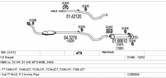 C260629007627 Mts Exhaust system