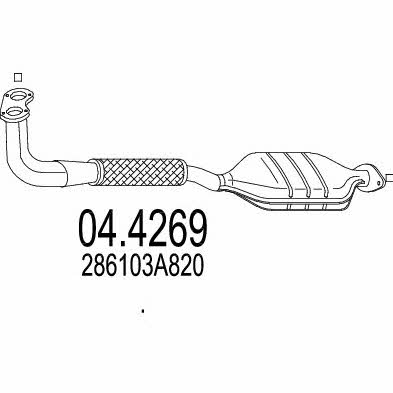 Mts 04.4269 Catalytic Converter 044269