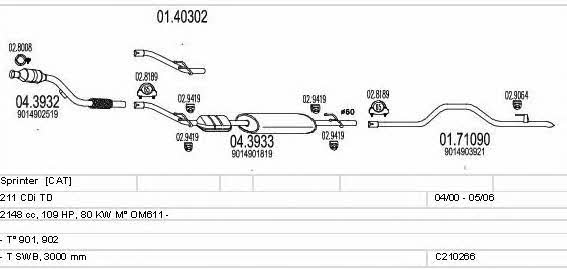 C210266004387 Mts Exhaust system