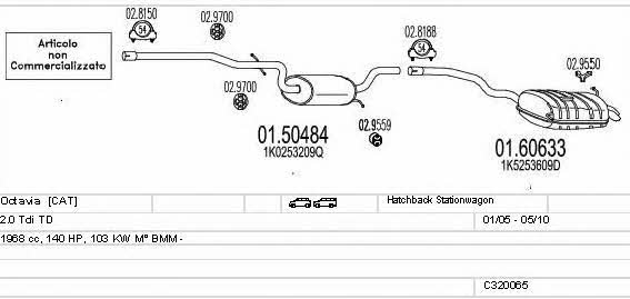 C320065004846 Mts Exhaust system
