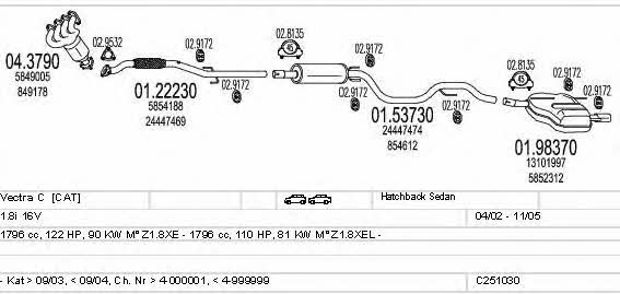 C251030018106 Mts Exhaust system