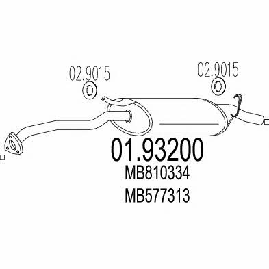 Mts 01.93200 End Silencer 0193200