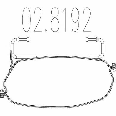 Mts 02.8192 Exhaust clamp 028192