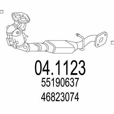 Mts 04.1123 Catalytic Converter 041123